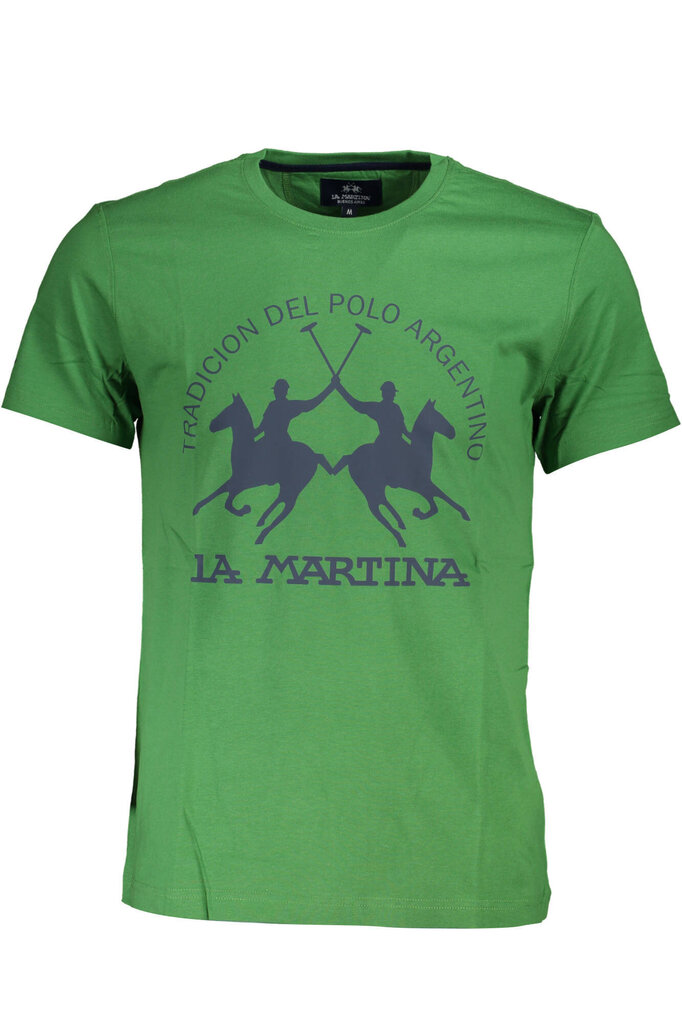 T-krekls vīriešiem La Martina, zaļš cena un informācija | Vīriešu T-krekli | 220.lv