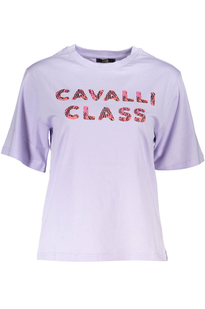 T-krekls sievietēm Cavalli Class, violets цена и информация | T-krekli sievietēm | 220.lv