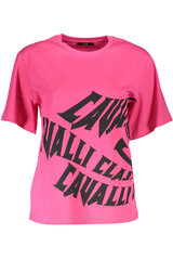 T-krekls sievietēm Cavalli Class, rozā cena un informācija | T-krekli sievietēm | 220.lv