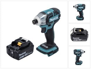 Аккумуляторный ударный гайковерт Makita DTS 141 G1, 18 В, с аккумулятором и без блока для зарядки цена и информация | Шуруповерты, дрели | 220.lv