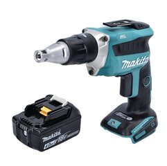 Аккумуляторный шуруповерт Makita DFS 452 M1J 18 В с аккумулятором и без зарядного блока цена и информация | Шуруповерты, дрели | 220.lv