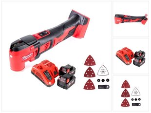 Аккумуляторный многофункциональный инструмент Milwaukee M18 BMT-502C, 18 В, с аккумулятором и зарядным блоком цена и информация | Пилы, циркулярные станки | 220.lv