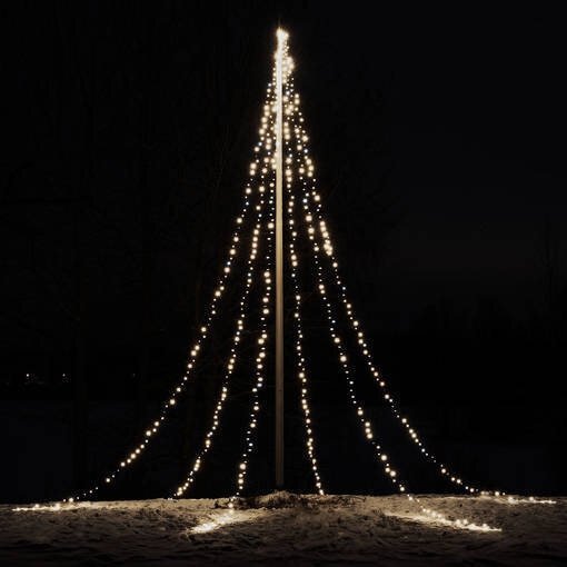 Ziemassvētku virtene 600 LED, 10 m cena un informācija | Ziemassvētku lampiņas, LED virtenes | 220.lv