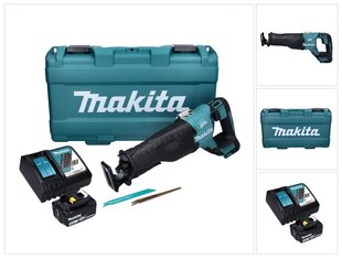 Аккумуляторная линейная пила Makita DJR 187 RM1, 18 В, с аккумулятором и блоком для зарядки цена и информация | Пилы, циркулярные станки | 220.lv