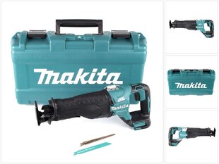 Makita DJR 187 bezvadu lineārais zāģis 18 V bezsuku + 1x 6,0 Ah akumulators - bez lādētāja cena un informācija | Zāģi, ripzāģi | 220.lv