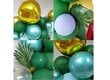 Liels balonu komplekts, 142 baloni, zaļš cena un informācija | Baloni | 220.lv