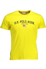 T-krekls vīriešiem U.S. Polo Assn, dzeltens cena un informācija | Vīriešu T-krekli | 220.lv