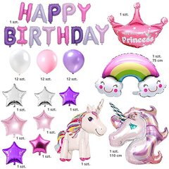 Dzimšanas dienas balonu komplekts meitenei, xxl cena un informācija | Baloni | 220.lv