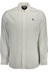 Krekls vīriešiem U.S. Polo, balts цена и информация | Мужские рубашки | 220.lv