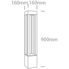 Onelight āra lampa, stabs Bollard 67504A/AN/C cena un informācija | Āra apgaismojums | 220.lv