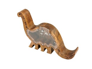 Деревянная копилка-динозавр, размер: большой цена и информация | Оригинальные копилки | 220.lv