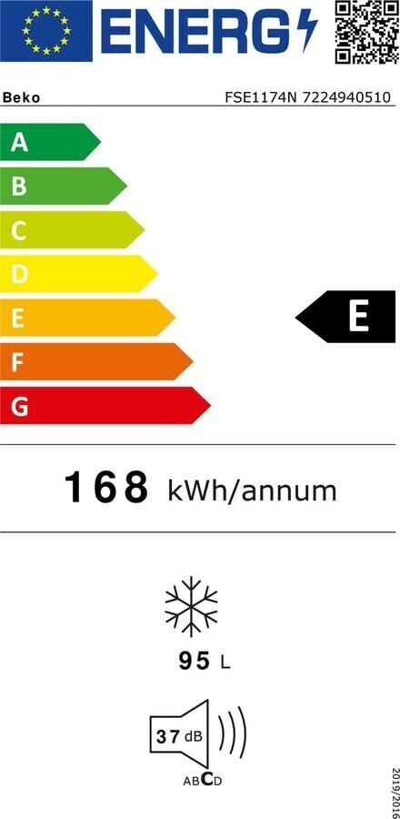 Beko FSE1174N cena un informācija | Saldētavas  | 220.lv