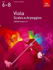 Viola Scales & Arpeggios, ABRSM Grades 6-8: from 2012 цена и информация | Книги об искусстве | 220.lv