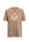 T-krekls ar floka logotipu vīriešu, gaiši brūns cena un informācija | Vīriešu T-krekli | 220.lv