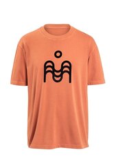Vīriešu T-krekls ar floka logotipu, oranžs cena un informācija | Vīriešu T-krekli | 220.lv