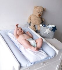 Pārtinamais paklājiņš ar Hello Baby motīvu, 70x50 cm cena un informācija | Pārtinamās virsmas un autiņi | 220.lv