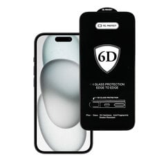 Full Glue 6D - iPhone 15 Pro Max цена и информация | Защитные пленки для телефонов | 220.lv