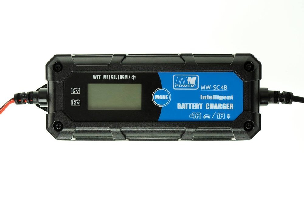 LCD akumulatoru lādētājs 6V/12V MW-SC4B цена и информация | Elektroauto uzlādes stacijas  | 220.lv