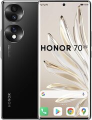 Honor 70 Dual SIM 8/256GB Midnight Black cena un informācija | Mobilie telefoni | 220.lv