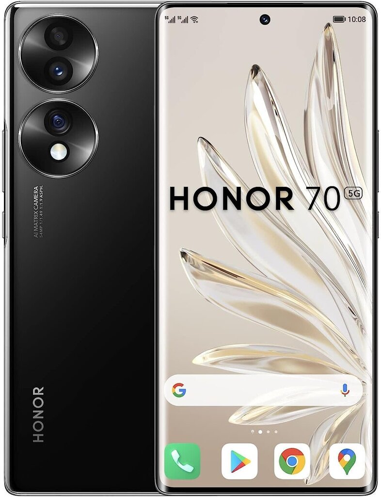 Honor Viedtālruņi Honor 70 Melns 8 GB RAM 256 GB Qualcomm Snapdragon 6,67" ARM Cortex-A55 cena un informācija | Mobilie telefoni | 220.lv