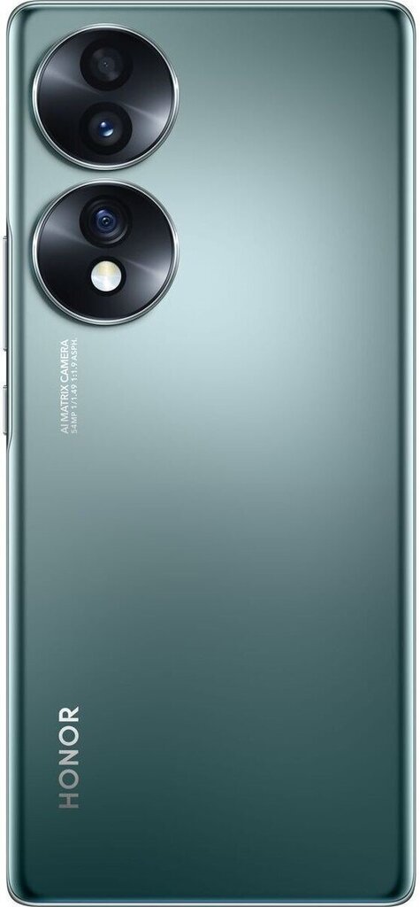 Honor 70 Dual SIM 8/256GB Emerald Green cena un informācija | Mobilie telefoni | 220.lv