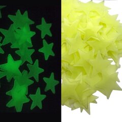 Светящиеся в темноте 3D наклейки, звезды цена и информация | Декоративные наклейки | 220.lv