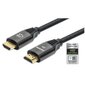 Manhattan, ​​​​HDMI 2.1 ar Ethernet 8K*60Hz, 1m, 48Gbps, ekranēts cena un informācija | Kabeļi un vadi | 220.lv