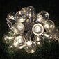 Virtene dekoratīvās lampas spuldzes formā, LED cena un informācija | Ziemassvētku lampiņas, LED virtenes | 220.lv