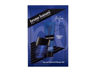 Komplekts Bruno Banani Magic vīriešiem: tualetes ūdens EDT, 30 ml + dušas želeja, 50 ml cena un informācija | Vīriešu smaržas | 220.lv