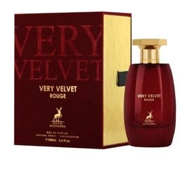 Smaržas sievietēm Maison Alhambra Very Velvet Rouge EDP, 100 ml cena un informācija | Sieviešu smaržas | 220.lv
