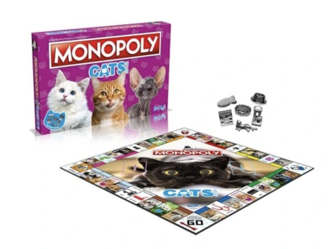 Galda spēle Monopoly Cats cena un informācija | Galda spēles | 220.lv