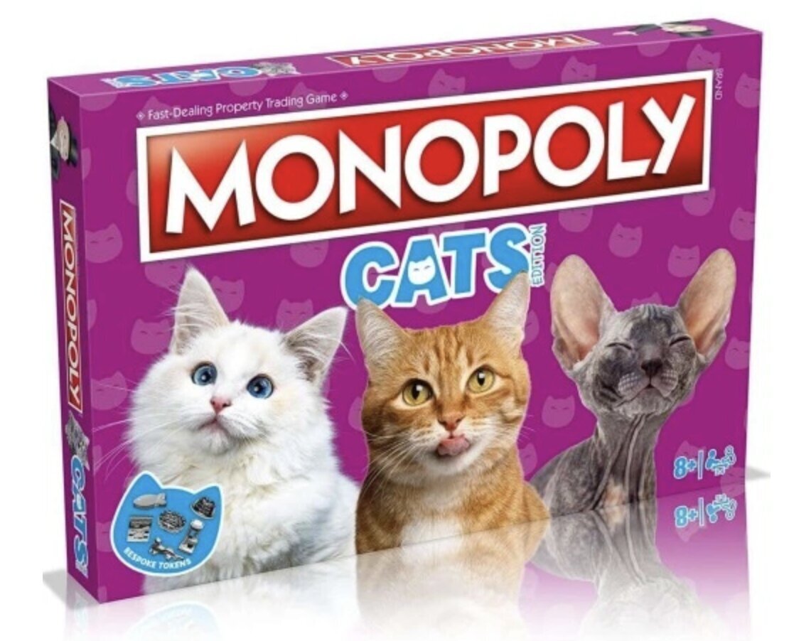 Galda spēle Monopoly Cats cena un informācija | Galda spēles | 220.lv