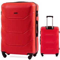 Большой чемодан Wings 147, 75cm Красный цена и информация | Чемоданы, дорожные сумки | 220.lv