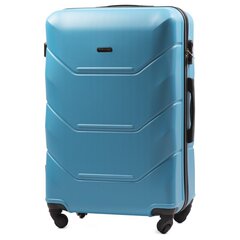 Большой чемодан Wings 147, 75cm синий цена и информация | Чемоданы, дорожные сумки | 220.lv