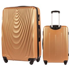 Большой чемодан Wings 304, 75cm золото цена и информация | Чемоданы, дорожные сумки | 220.lv