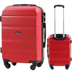 Маленький чемодан Wings AT01, 55cm Красный цена и информация | Чемоданы, дорожные сумки | 220.lv