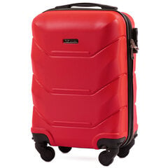 Маленький чемодан Wings 147, 50cm Красный цена и информация | Чемоданы, дорожные сумки | 220.lv