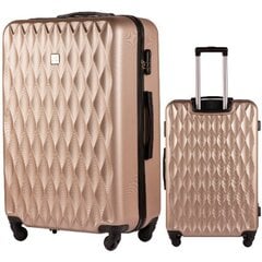 Большой чемодан Wings TD190, 75cm Коричневый цена и информация | Чемоданы, дорожные сумки | 220.lv