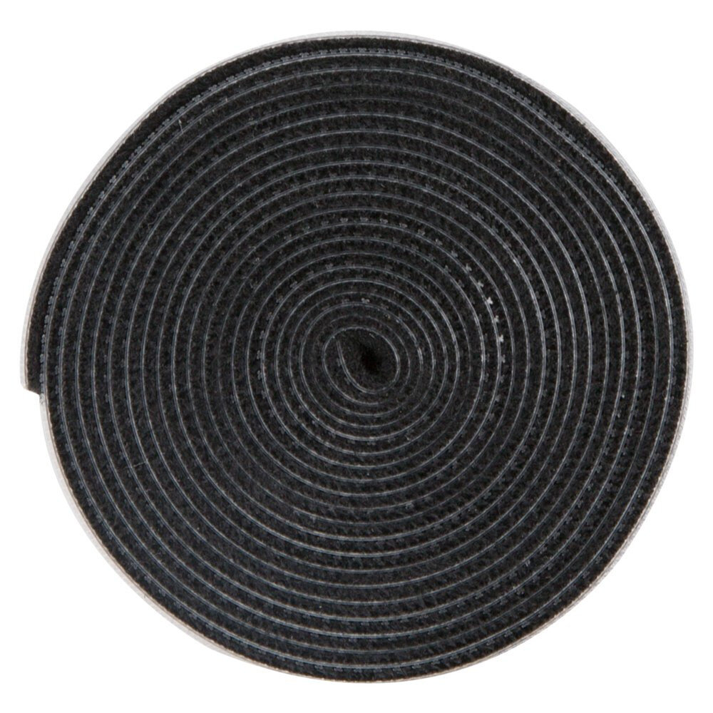 Kabeļa organizatora velcro lente, 3m, melna cena un informācija | Kabeļi un vadi | 220.lv