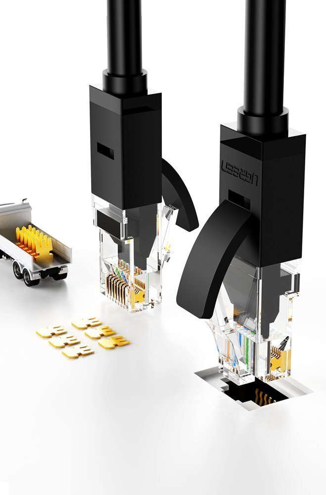 Patchcord Ethernet tīkla kabelis RJ45 Cat 6 UTP 1000Mbps, 3m cena un informācija | Kabeļi un vadi | 220.lv