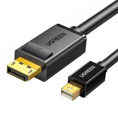 Ugreen, Mini DisplayPort - DisplayPort, 1,5m цена и информация | Кабели и провода | 220.lv