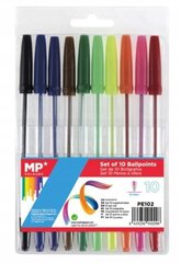 Krāsainu pildspalvu komplekts MP PE102, 10 krāsas цена и информация | Письменные принадлежности | 220.lv
