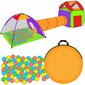 Rotaļu telts ar bumbiņām Kruzzel 2881, 200 bumbas cena un informācija | Bērnu rotaļu laukumi, mājiņas | 220.lv