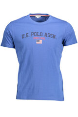 Футболка мужская U.S. Polo Assn, синяя цена и информация | Мужские футболки | 220.lv