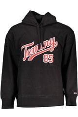 Tommy Hilfiger džemperis vīriešiem DM0DM15711-1, melns cena un informācija | Vīriešu jakas | 220.lv