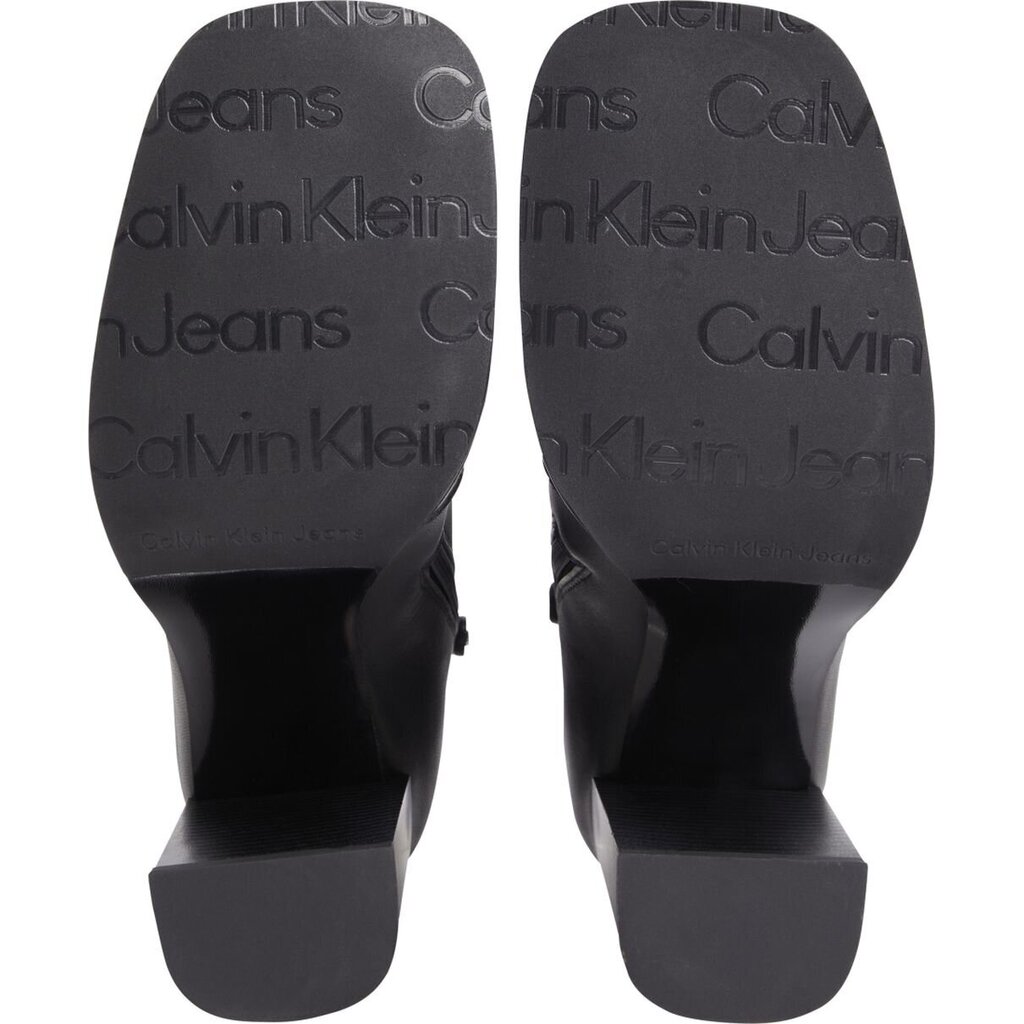 Sieviešu zābaki Calvin Klein Jeans, melni цена и информация | Sieviešu zābaki, puszābaki | 220.lv