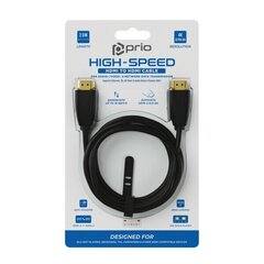 Prio HDMI, 2 m cena un informācija | Kabeļi un vadi | 220.lv