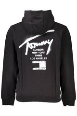 Tommy Hilfiger džemperis vīriešiem DM0DM17793, melns cena un informācija | Vīriešu jakas | 220.lv