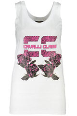 Женская футболка Cavalli Class, белая цена и информация | Женские футболки | 220.lv