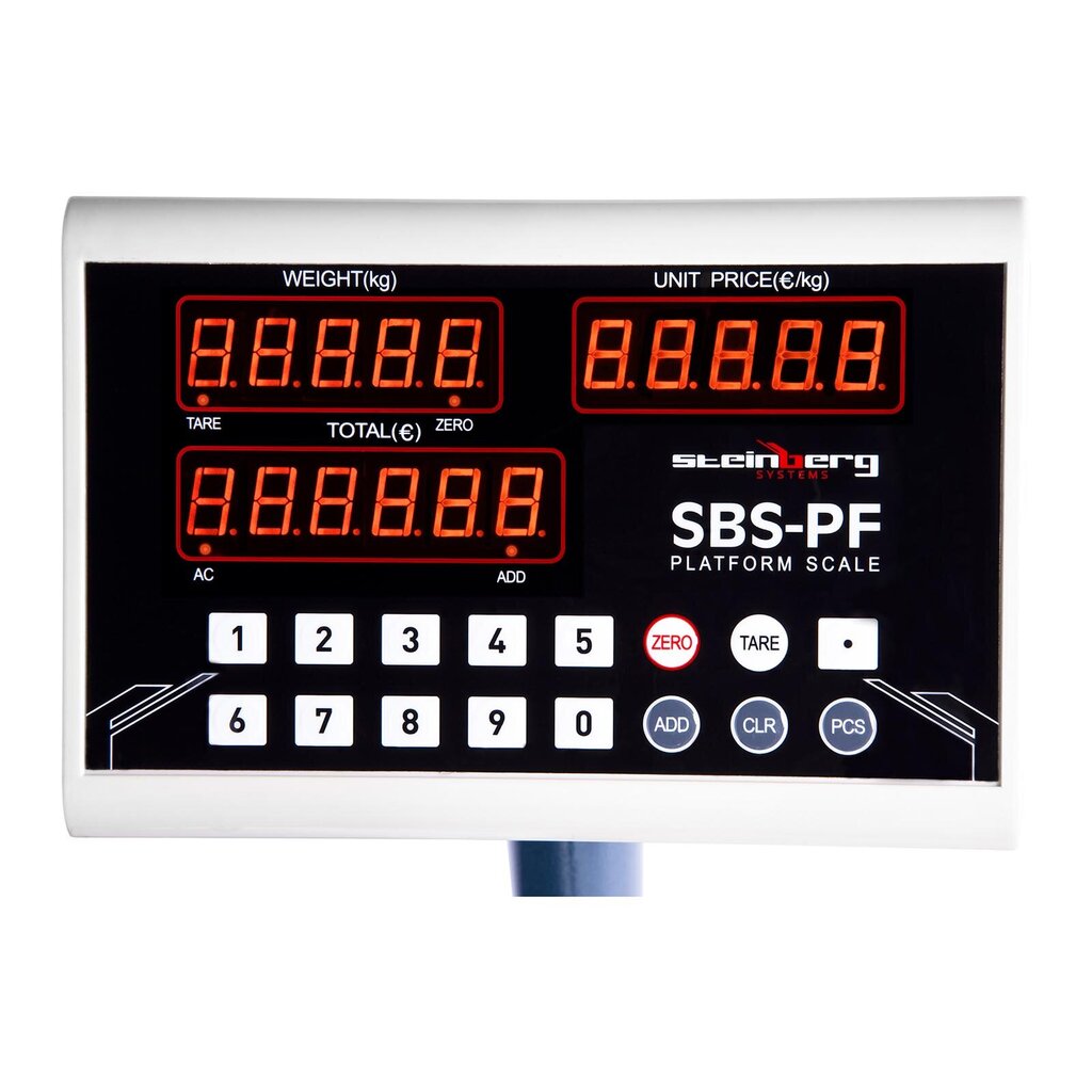 Saliekamie platformas svari SBS-PF-100A8 LED līdz 100kg цена и информация | Industriālie svari | 220.lv